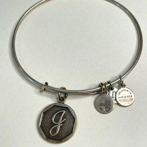 Alex and Ani "J" Initial Bracelet